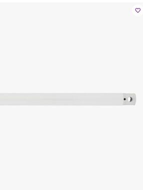 Visual Comfort 12" long 1/2" diameter threaded ceiling fan extension downrod